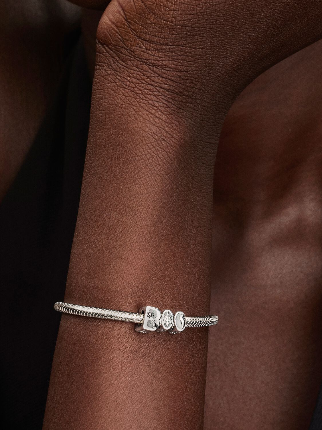 BOO sterling silver charm