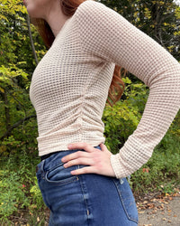 Shereen Waffle Knit Top