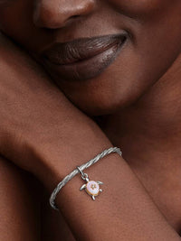 2026 Pink Sea Turtle Lab-grown Diamond Dangle Charm