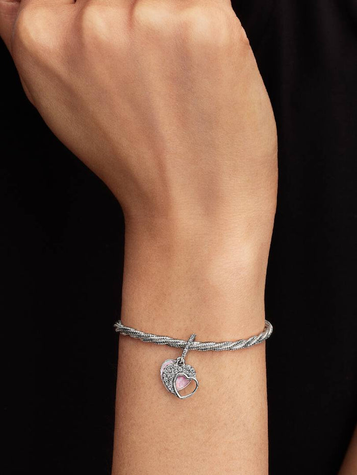 Beautiful Mother Double Dangle Charm