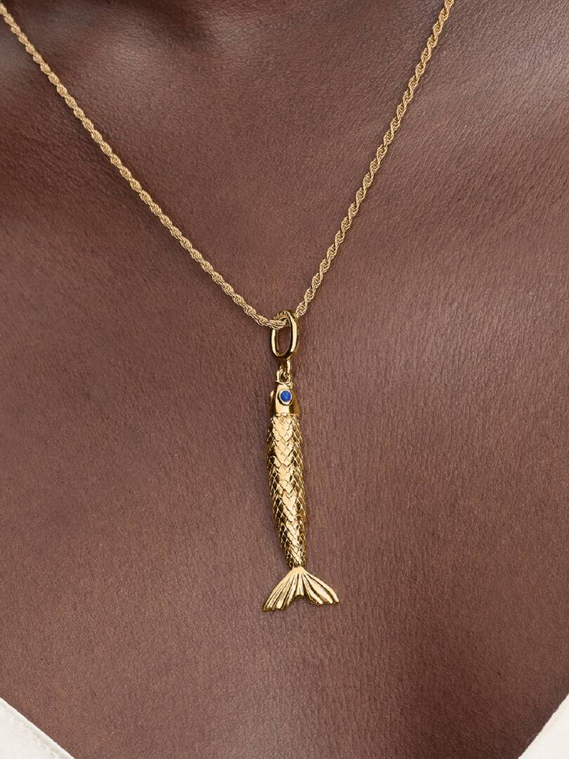 Articulated Fish Dangle Charm