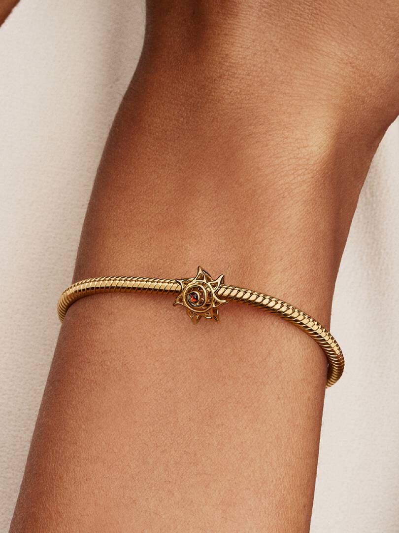 Sun Openwork Charm