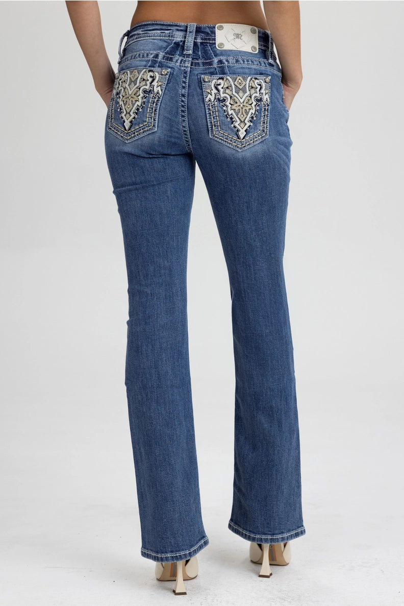 Miss Me Mid Rise Bootcut Jeans