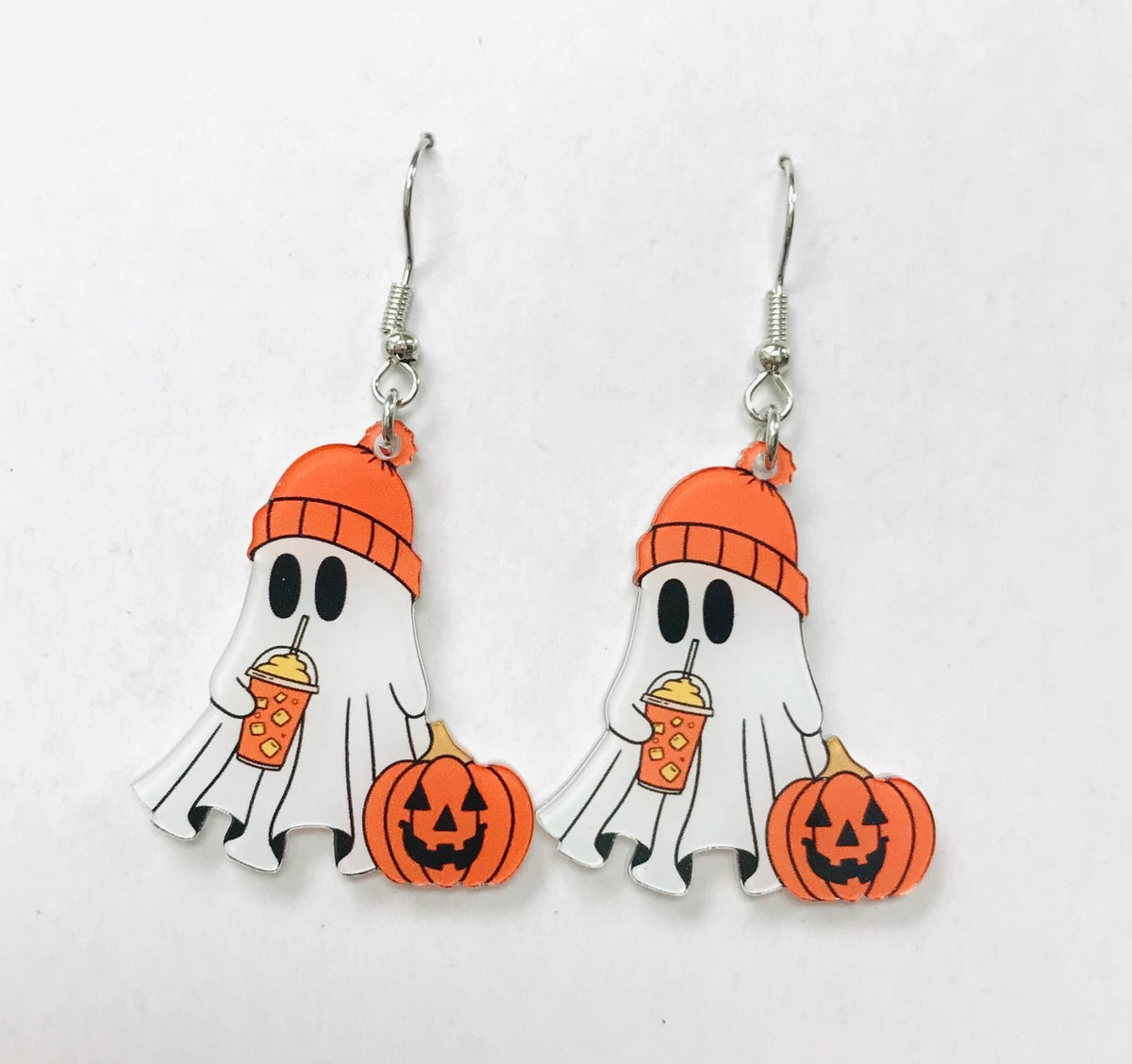 Cute Acrylic Ghost Earrings