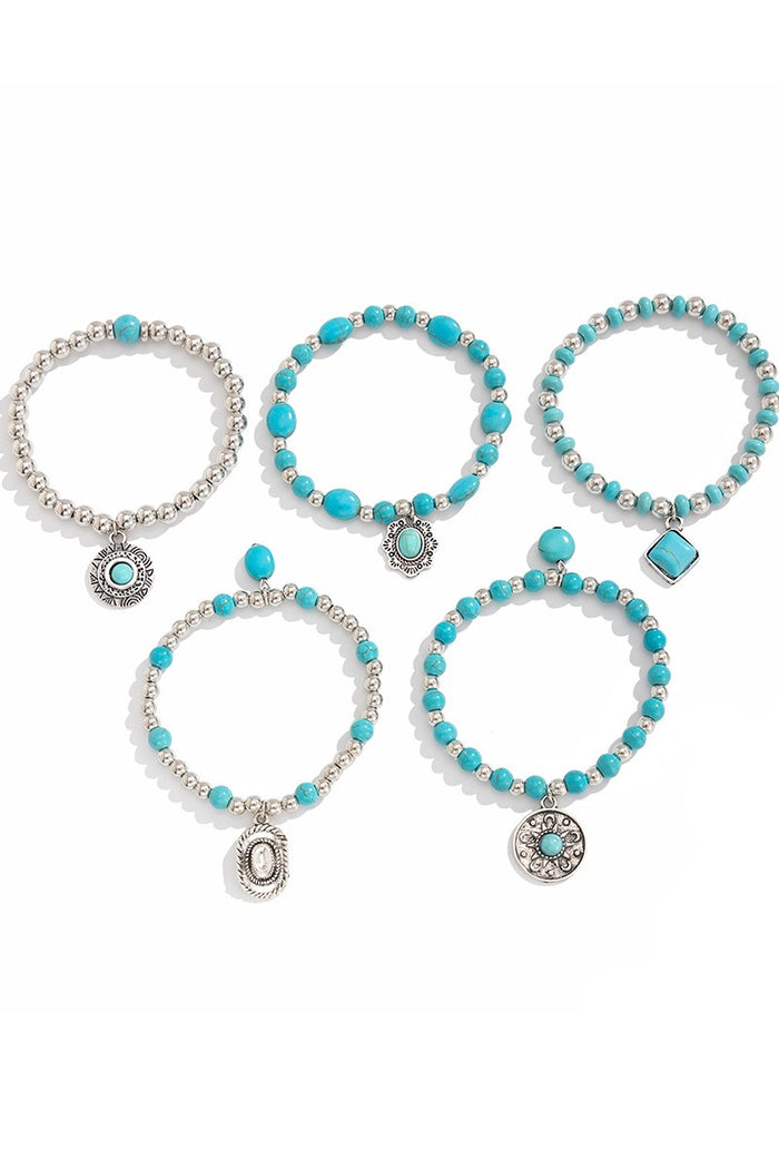 Western Turquoise Bracelet Set