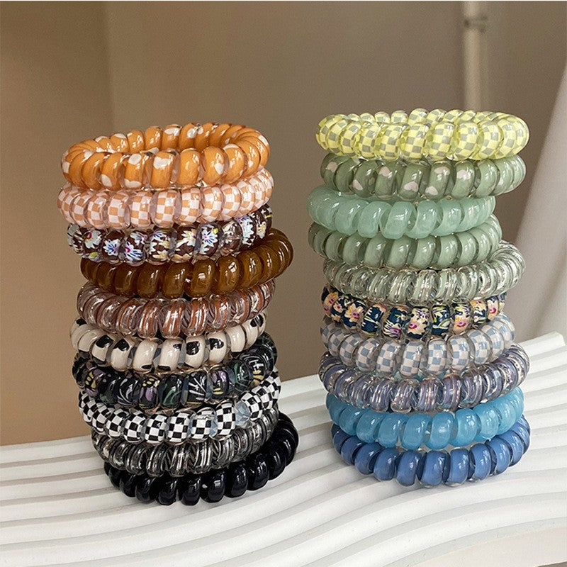 Bree Colorful Coil Hair Tie Sets