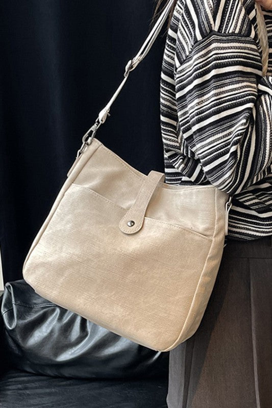 Denise Faux Leather Crossbody Bag