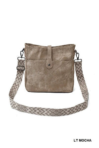 Denise Faux Leather Crossbody Bag