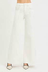 RISEN Tummy Control Wide Leg Jeans