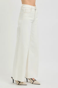 RISEN Tummy Control Wide Leg Jeans