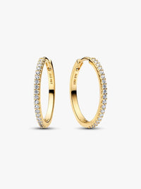 Sparkling Hoop Earrings