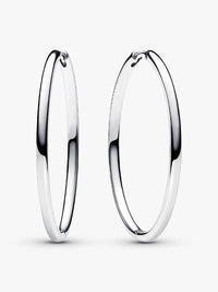 Sterling silver hoop earrings