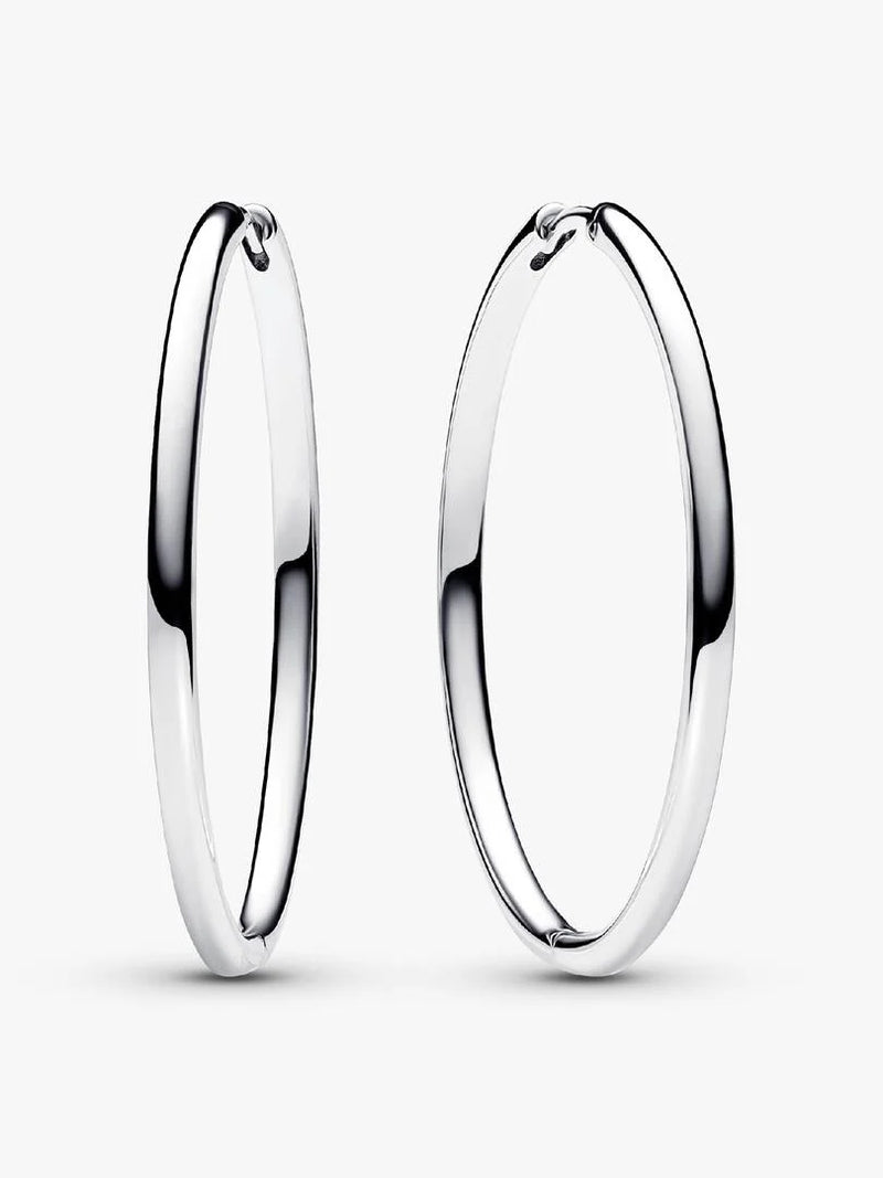 Sterling silver hoop earrings