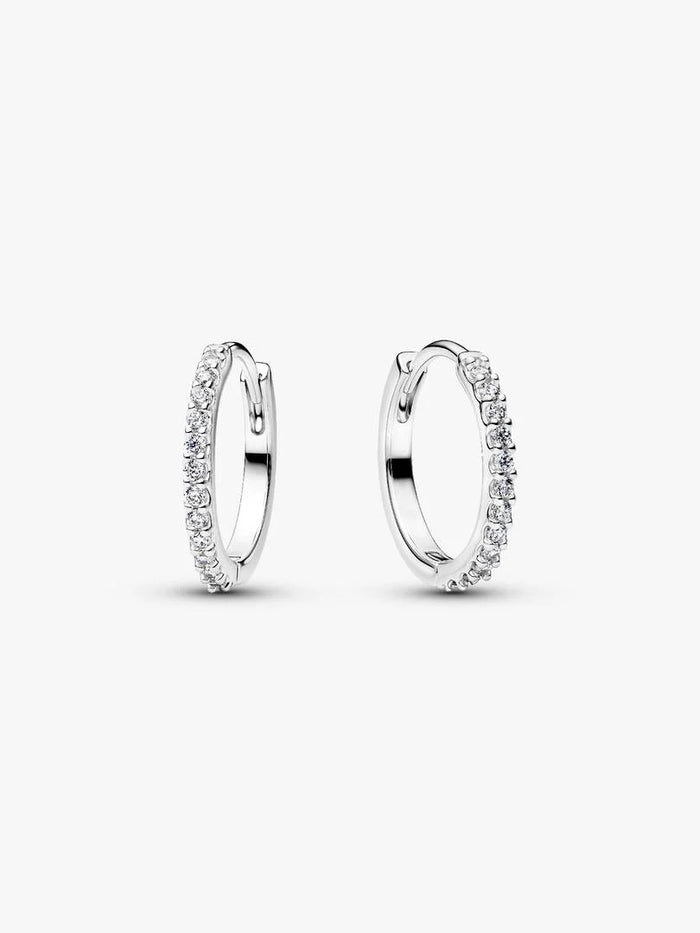 Sparkling Mini Hoop Earrings