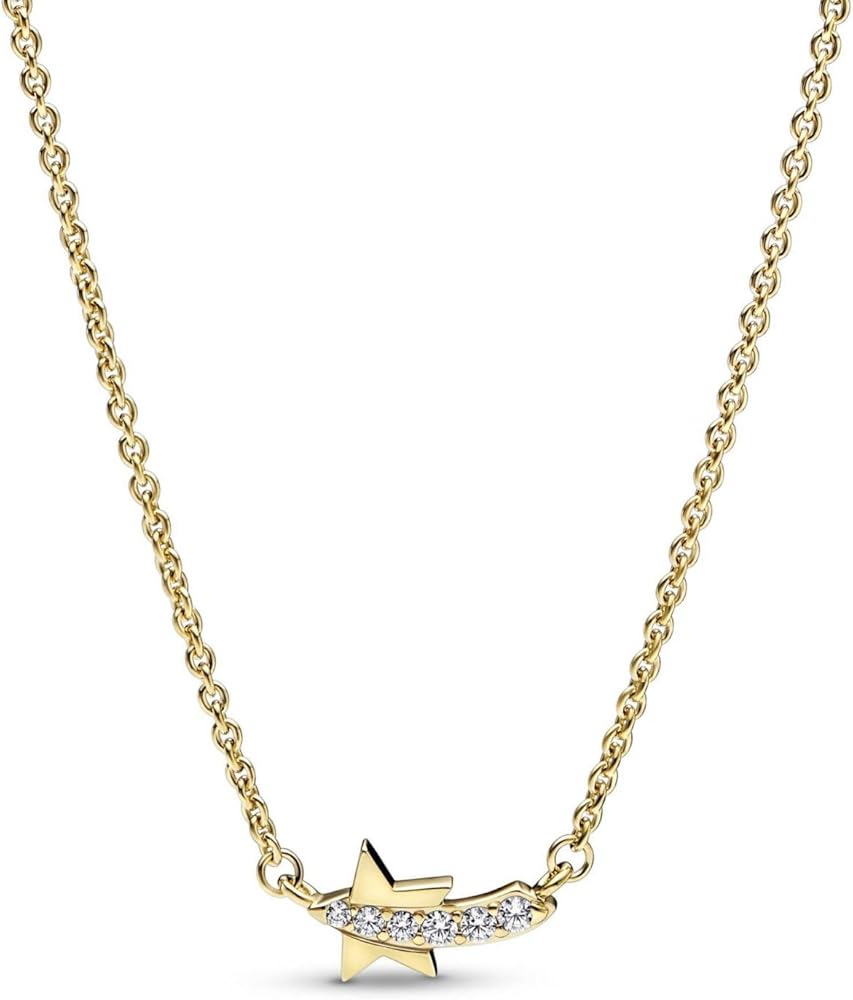 Shooting Star Pave Collier Necklace