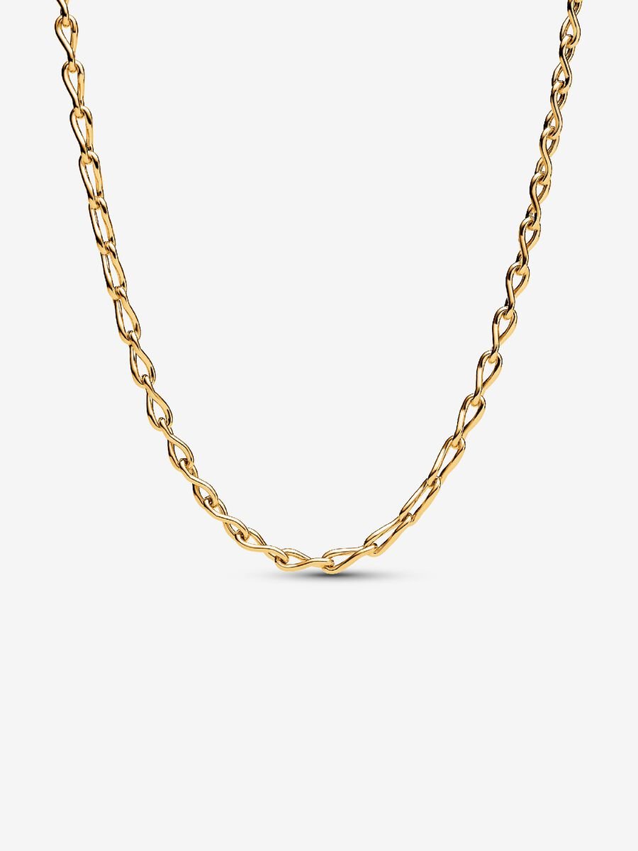 Gold Infinity Chain Necklace 50cm