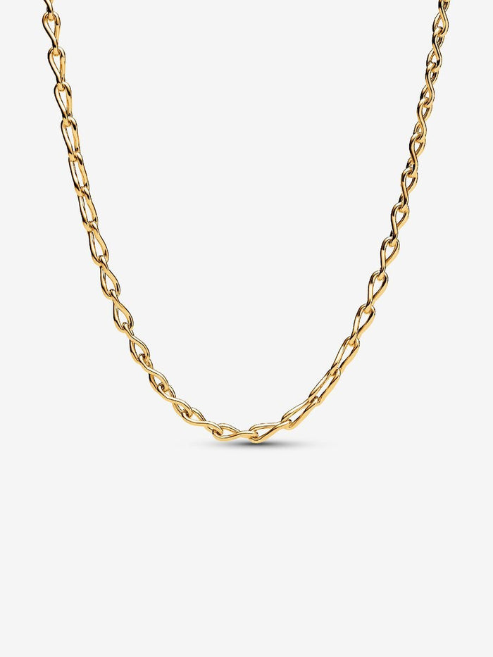 Gold Infinity Chain Necklace 50cm