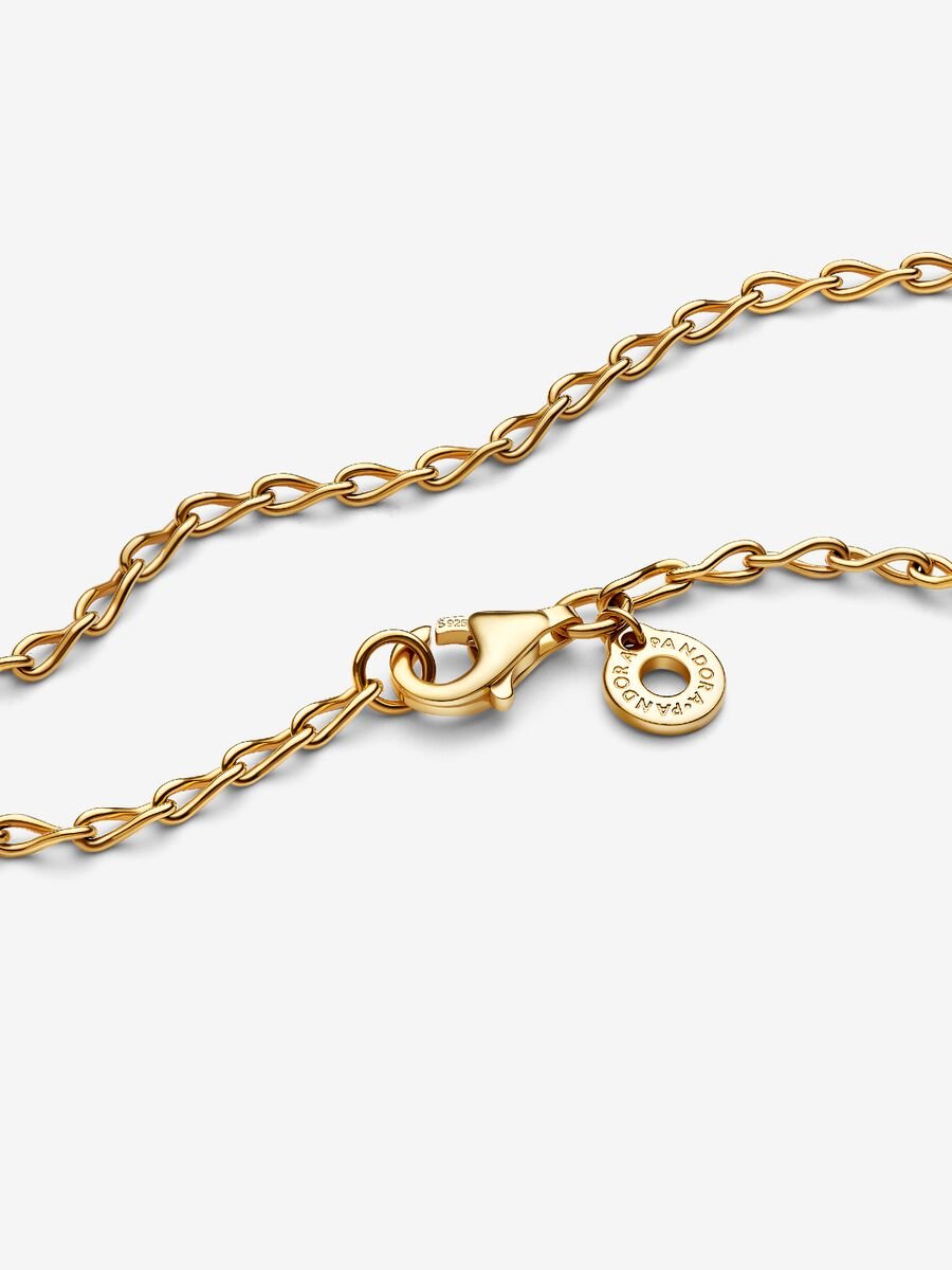 Gold Infinity Chain Necklace 50cm