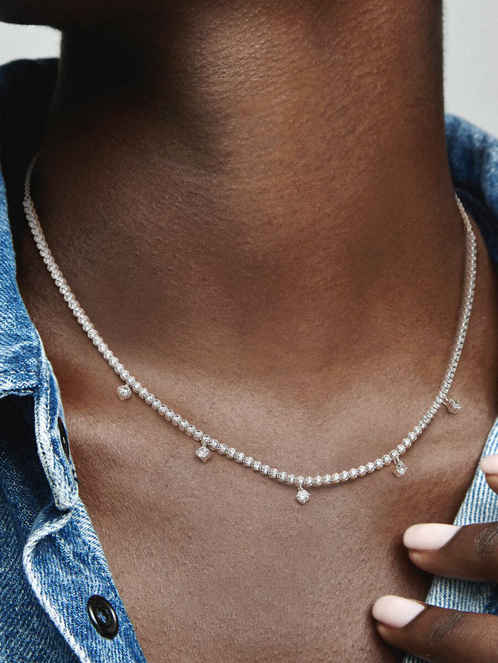 Sparkling Drop Collier Necklace