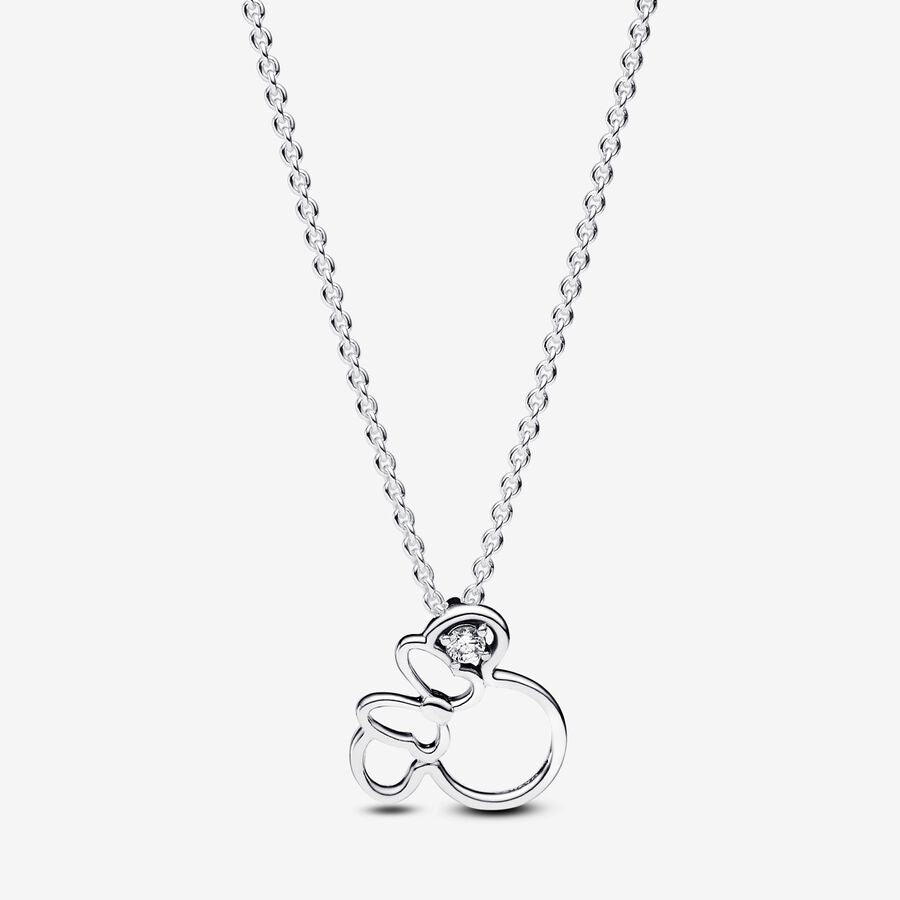 Disney Minnie Mouse Silhouette Collier Necklace