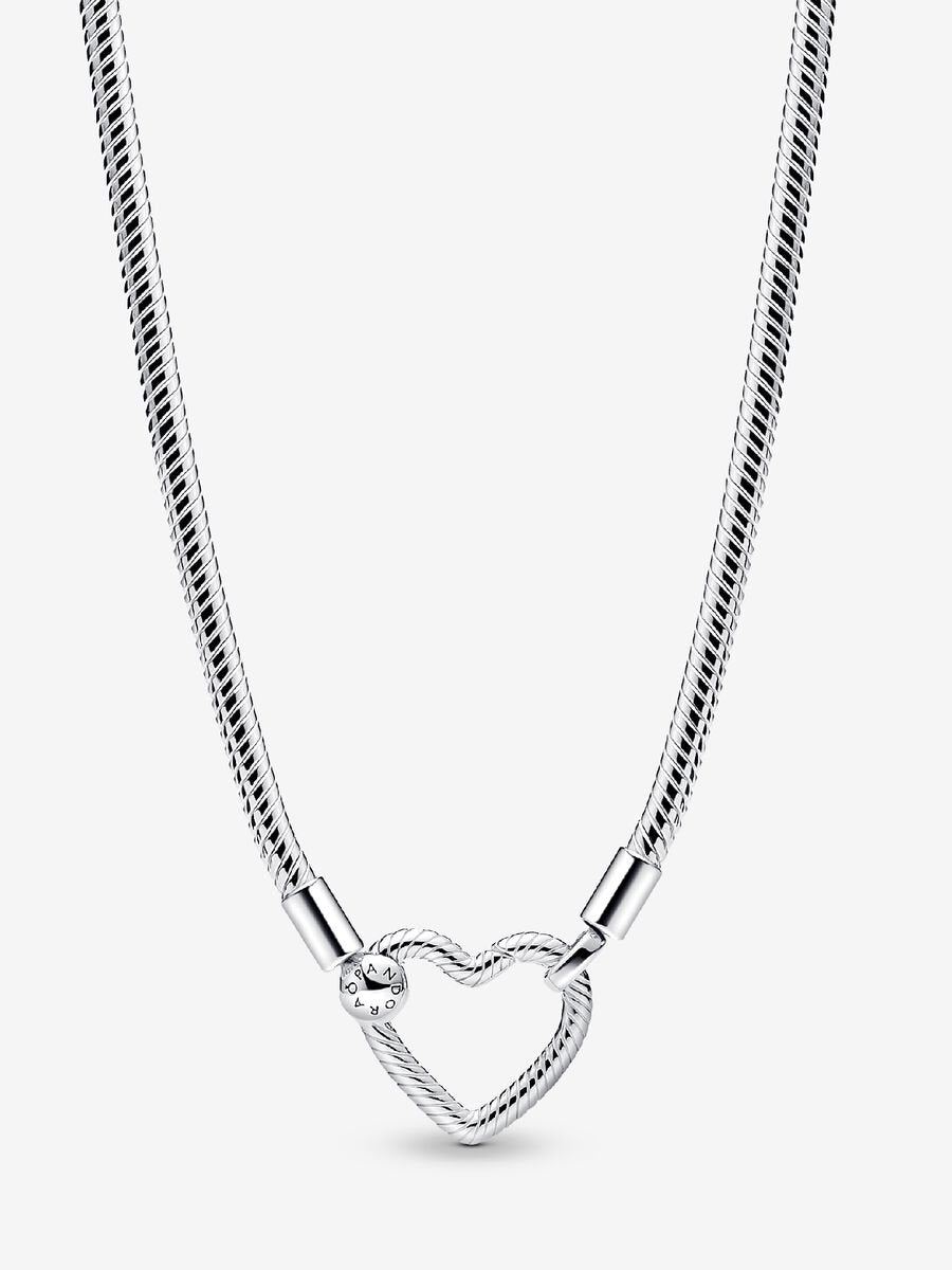 Heart Closure Snake Chain Necklace