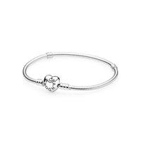 Moments Heart & Snake Chain Bracelet