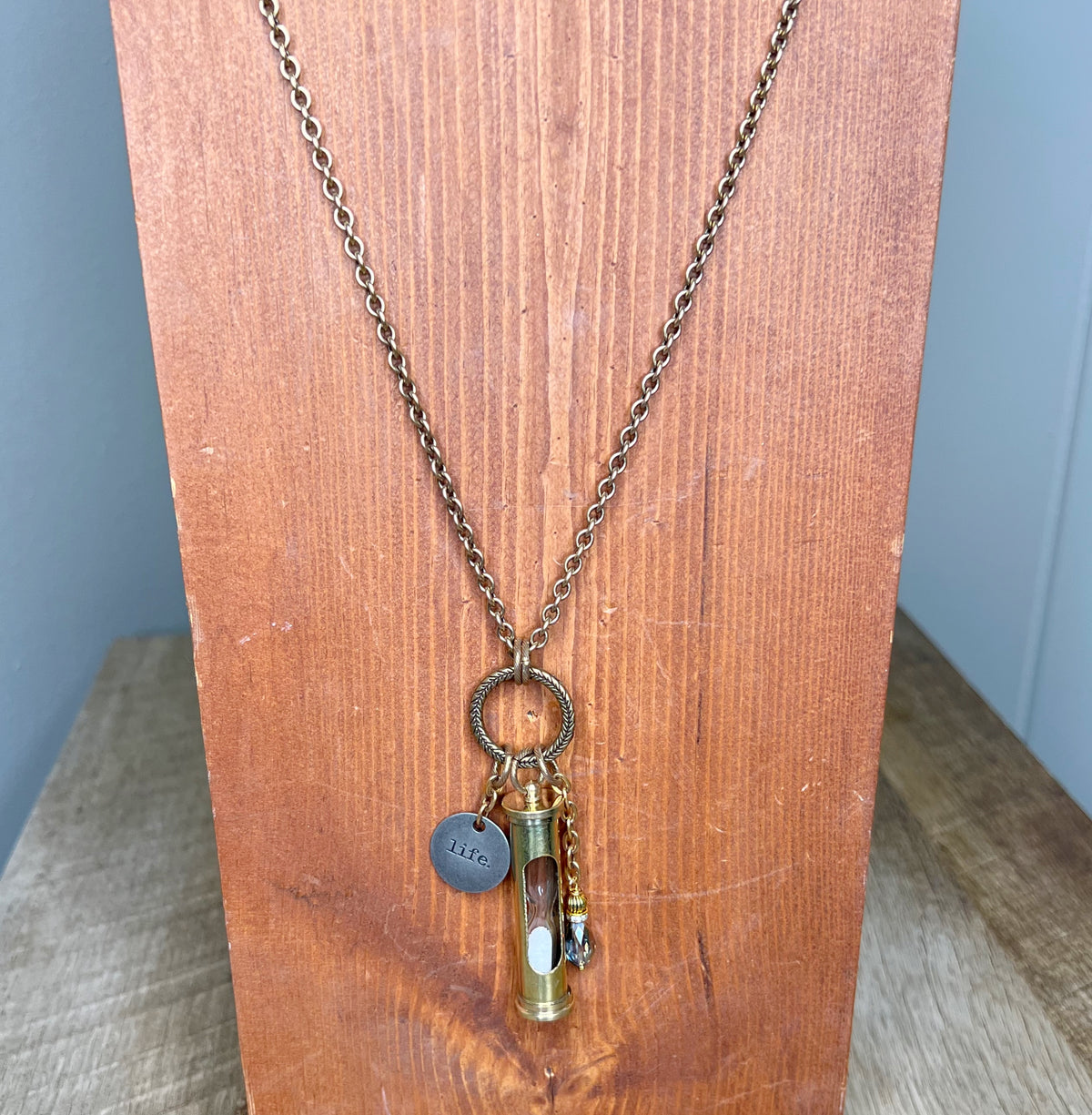 Hourglass Pendant Necklace