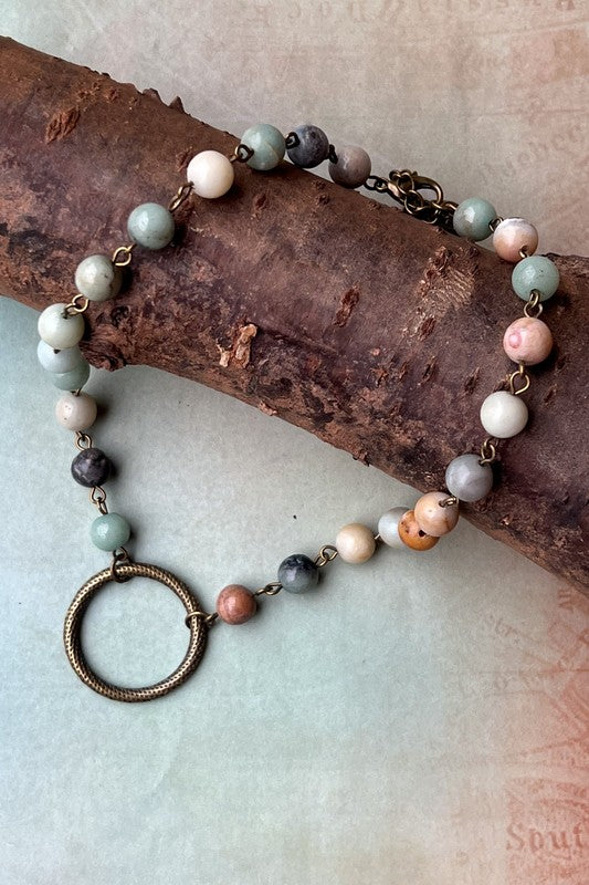 Amazonite Beaded Necklace