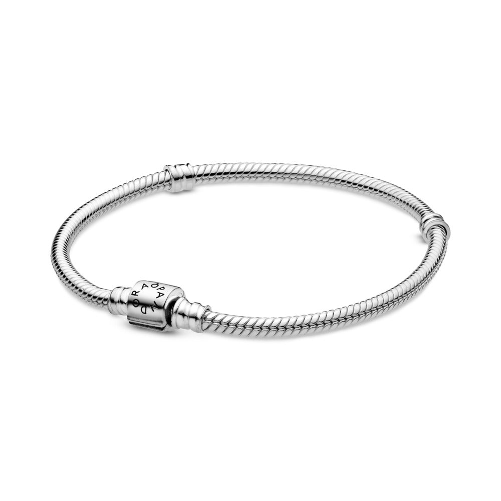 Pandora Moments Barrel Clasp Snake Chain Bracelet 20cm