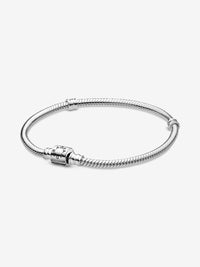 Snake chain sterling silver bracelet 19cm