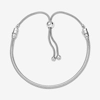 Pandora Moments Snake Chain Slider Bracelet – Urban Chic Boutique