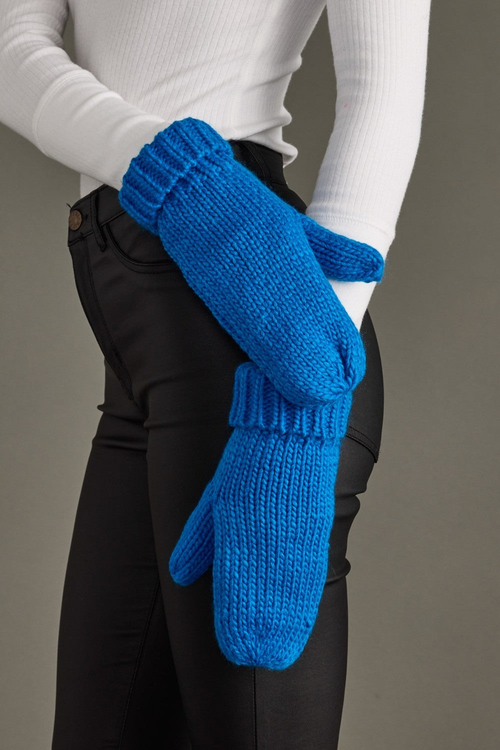 Jenny Cuffed Knit Mittens