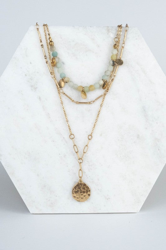 Amazonite Layered Necklace