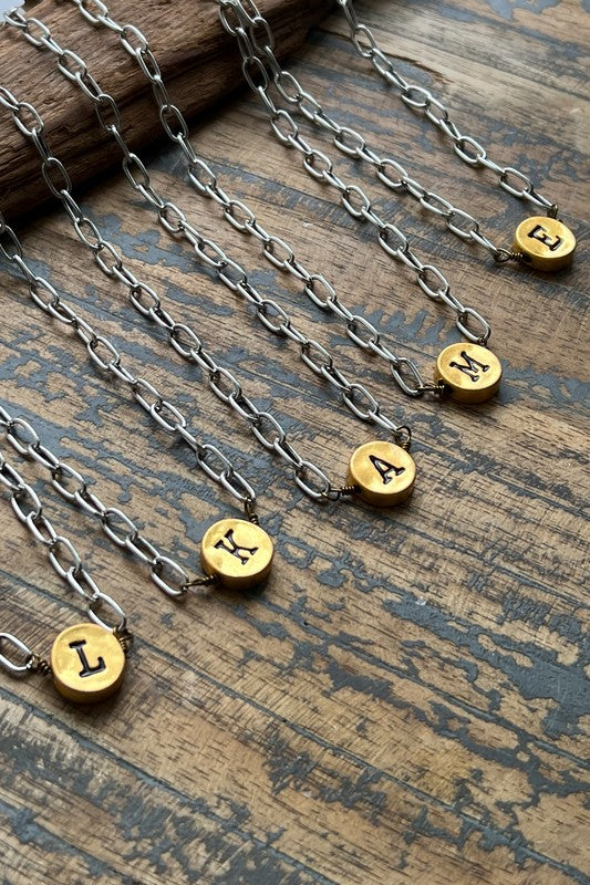 Initial Pendant Necklace
