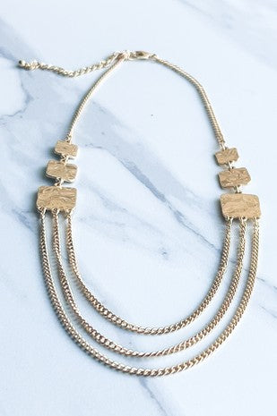 Venetia Layered Chain Necklace