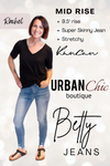 Betty Mid Rise Super Skinny Jeans
