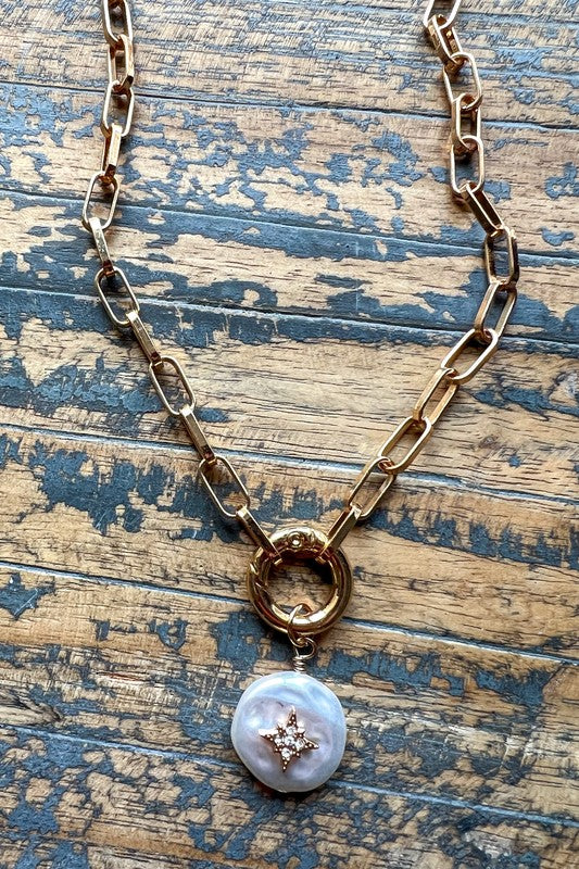 Pearl Star Necklace