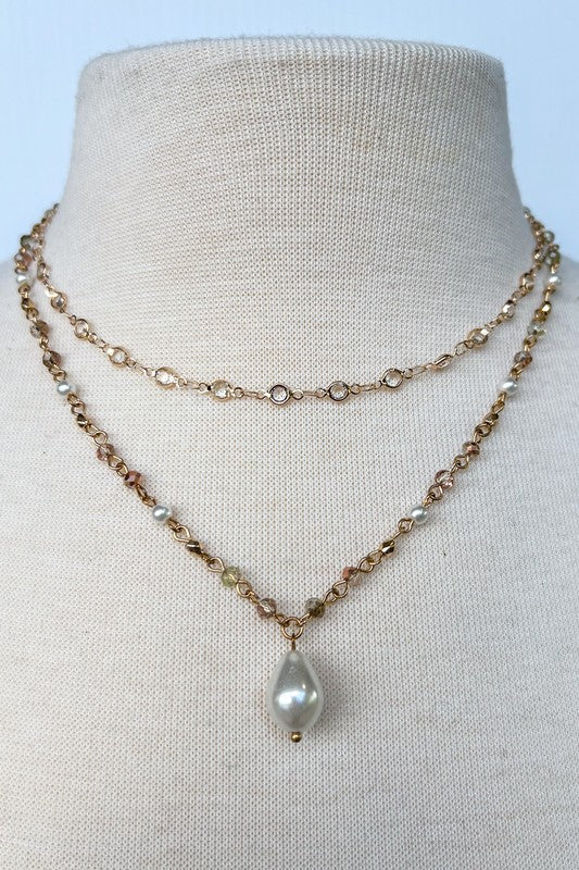 Layered Pearl Necklace