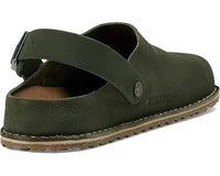 Birkenstock Lutry Suede Clogs - Thyme (Medium/Narrow)