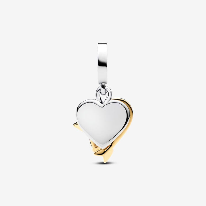 Heart & Arrow Double Dangle Charm