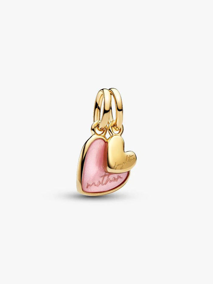 Pink Mother & Daughter Splittable Dangle Charm