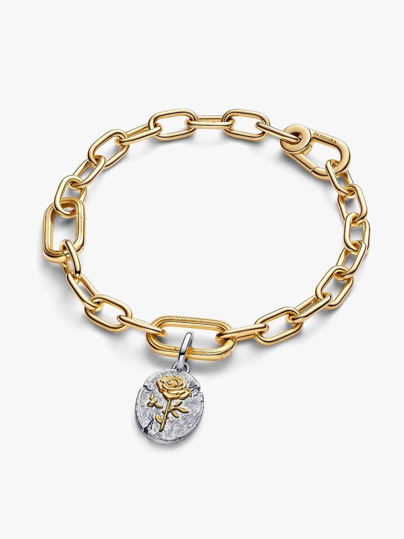 Rose Medallion Charm