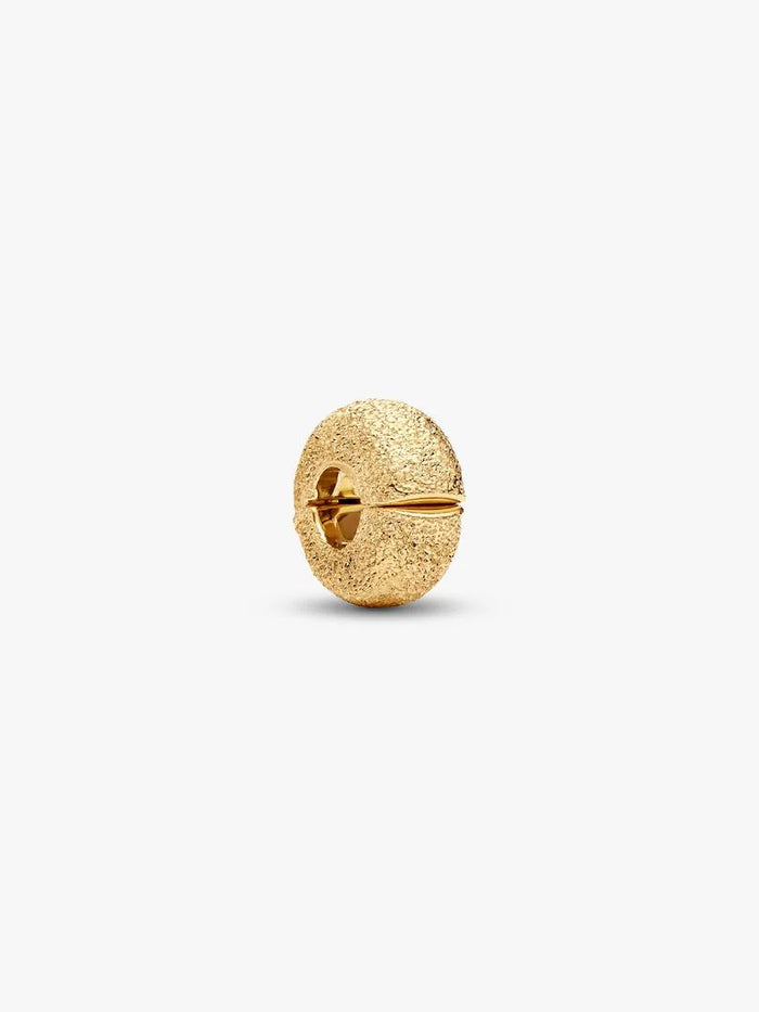 14k gold-plated diamond pointed mini clip with silicone grip