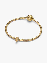 14k gold-plated diamond pointed mini clip with silicone grip