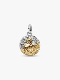 Aries Zodiac Medallion Charm