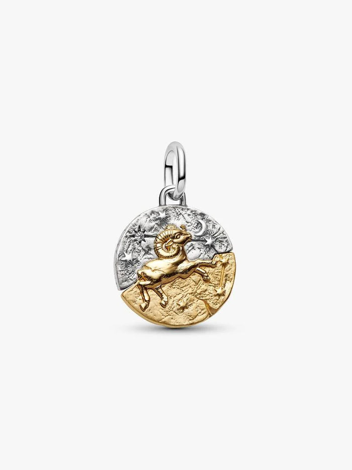 Aries Zodiac Medallion Charm
