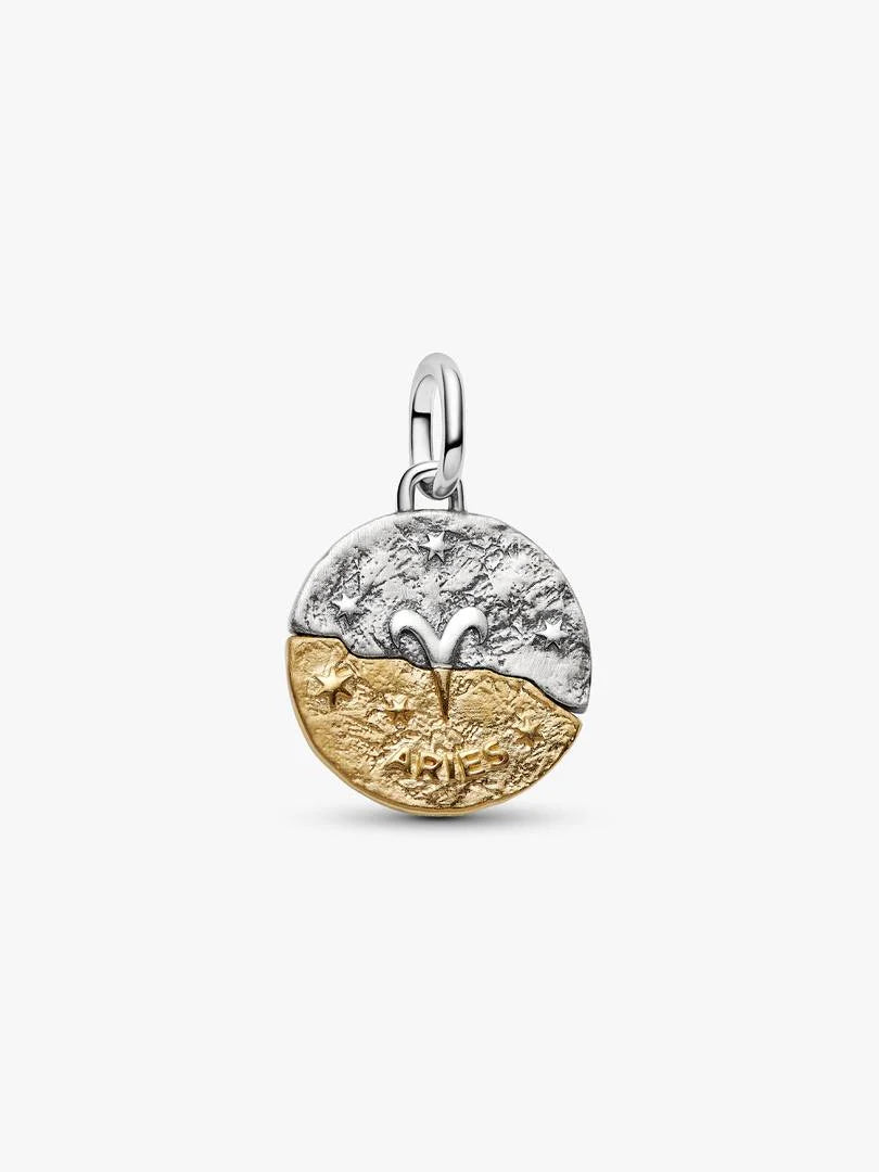 Aries Zodiac Medallion Charm