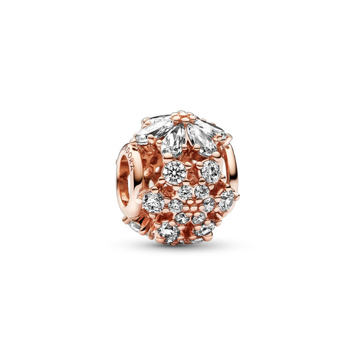 Herbarium cluster 14k rose gold-plated charm