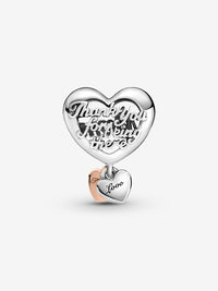 Thank You Mum Heart Charm
