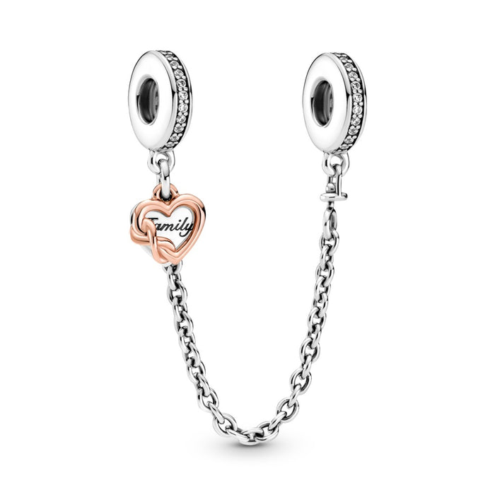 Heart and infinity sterling silver and Pandora